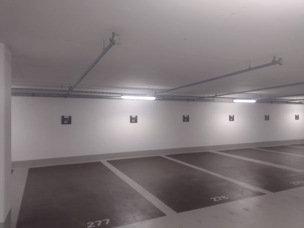 Parkplatz Beschilderung Folienplott